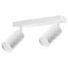 Kinkiet GU10 LED Glamour ruchomy x2 biały-41391