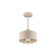 Kinkiet E27 LED Nilo 20cm beżowy+złoty-41331