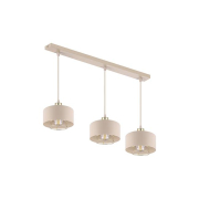 Oprawa wisząca E27 Nilo x3 20cm beżowy+złoty-41345