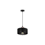 Oprawa wisząca E27 Nilo 20cm czarny+miedź-41360