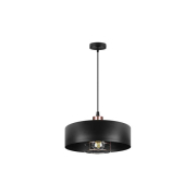 Oprawa wisząca E27 Nilo 30cm czarny+miedź-41380