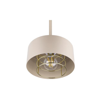 Kinkiet E27 LED Nilo 20cm beżowy+złoty-41332