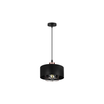 Oprawa wisząca E27 Nilo 20cm czarny+miedź-41360