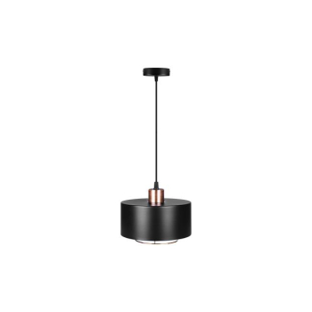 Oprawa wisząca E27 Nilo 20cm czarny+miedź-41362