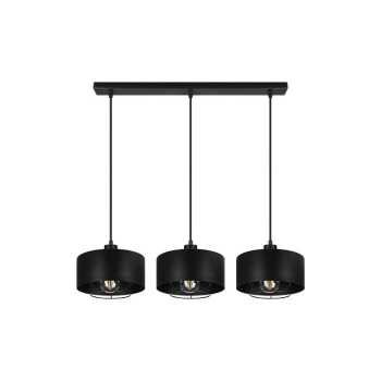 Oprawa wisząca E27 Nilo x3 20cm czarna-41370
