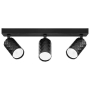 Kinkiet GU10 LED Glamour ruchomy x3 czarny-41365