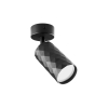 Kinkiet GU10 LED Glamour ruchomy x1 czarny-41416