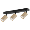 Kinkiet GU10 LED Lucerno ruchomy x3 czarny+złoty-41419