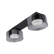 Kinkiet GX53 LED Glossy x2 czarny dymiony-41467
