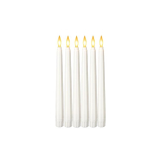 Świeczka LED stożek 28cm 2000K 2xAAA biała-6szt-41470