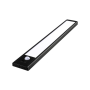 Lampa podszafkowa USB PIR Kumo 30cm 2W czarna-41479