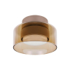 Kinkiet GX53 LED Glossy x1 beżowy bursztyn-41578