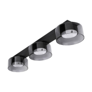 Kinkiet GX53 LED Glossy x3 czarny dymiony-41574