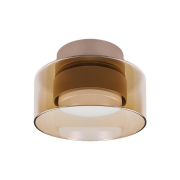 Kinkiet GX53 LED Glossy x1 beżowy bursztyn-41578