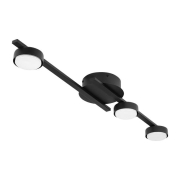 Kinkiet GX53 LED Asteria x3 czarny-41719