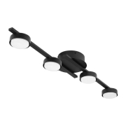 Kinkiet GX53 LED Asteria x4 czarny-41810