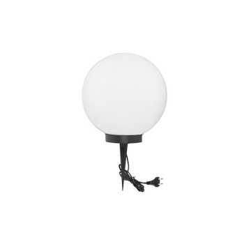 Lampa ogrodowa LED kula E27 30cm biała 2-41927