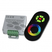 Sterownik LED RGB RF dotykowy 216W gum przyciski.-9519